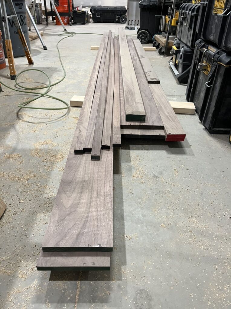 Walnut S4S Lumber
