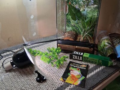 Zoo med 12X12X18 Naturalistic Terrarium Tropical Kit