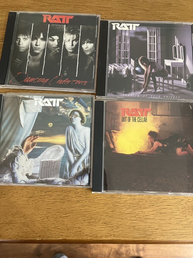Set Of 4 Ratt CDs Excellent Condition