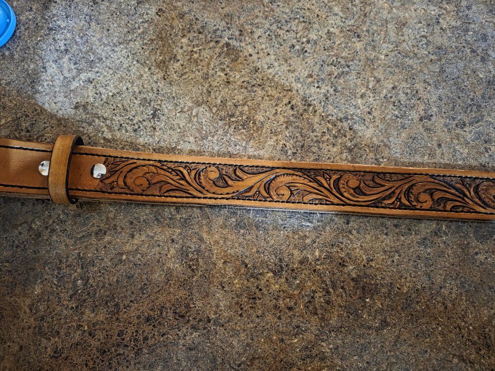 Hand Tooled Belt