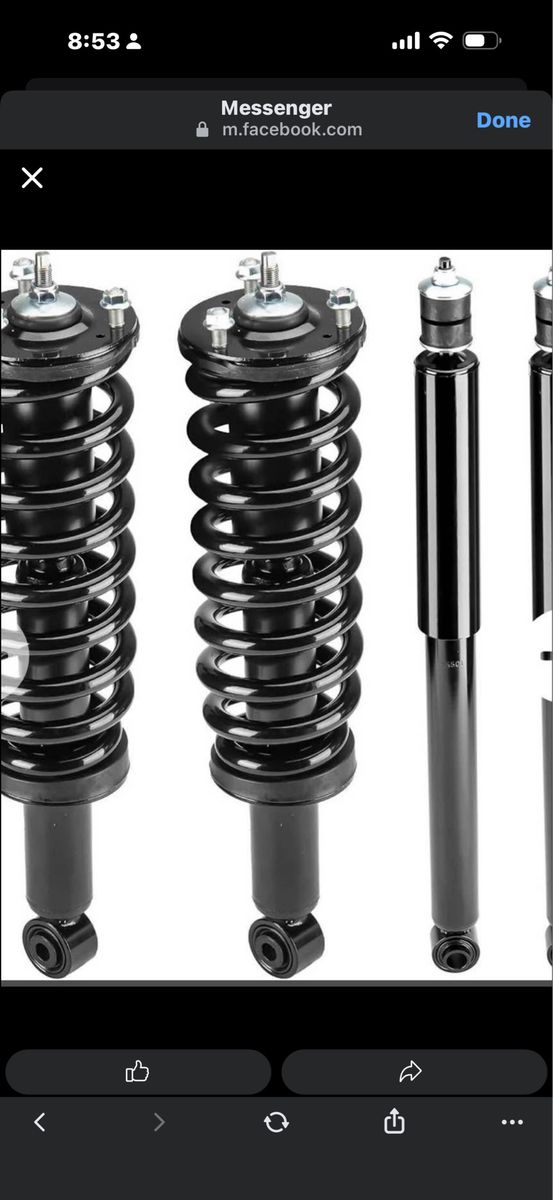 *New* 00-07 Toyota Sequoia front & rear struts with OEM height springs