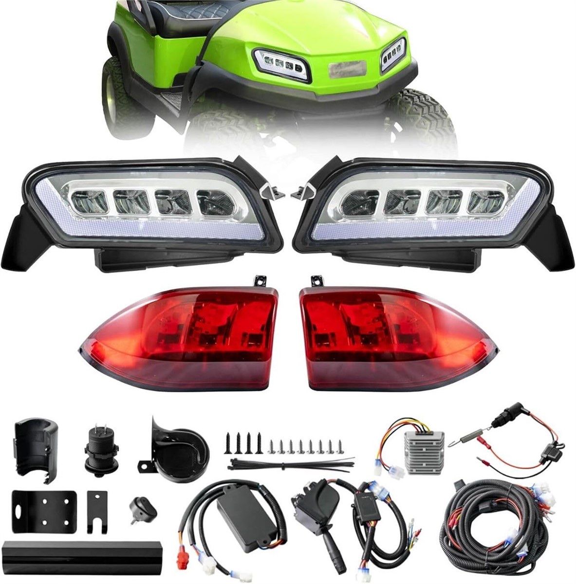 Deluxe Golf Cart Light Kit for Club Car Tempo