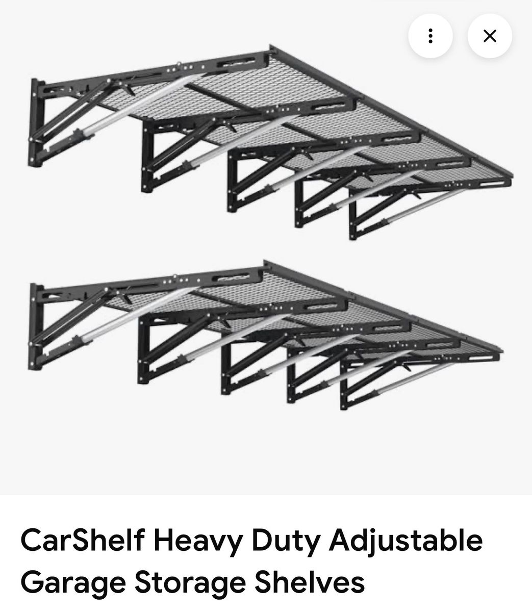 New CarShelf Wall-Mounted Folding Garage Storage Shelf (CK-Q401)