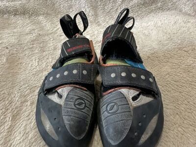 Scarpa Boostic Youth Size 4 Velcro, Climbing Shoes