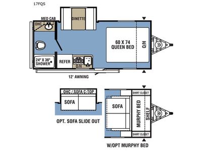 Used 2020 Coachmen RV Clipper Ultra-Lite 17FQS