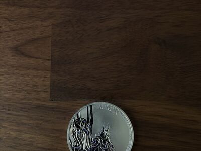 2023 Niue $2 1 Oz Silver Sauron Lord Of The Rings LOTR Coin in Capsule
