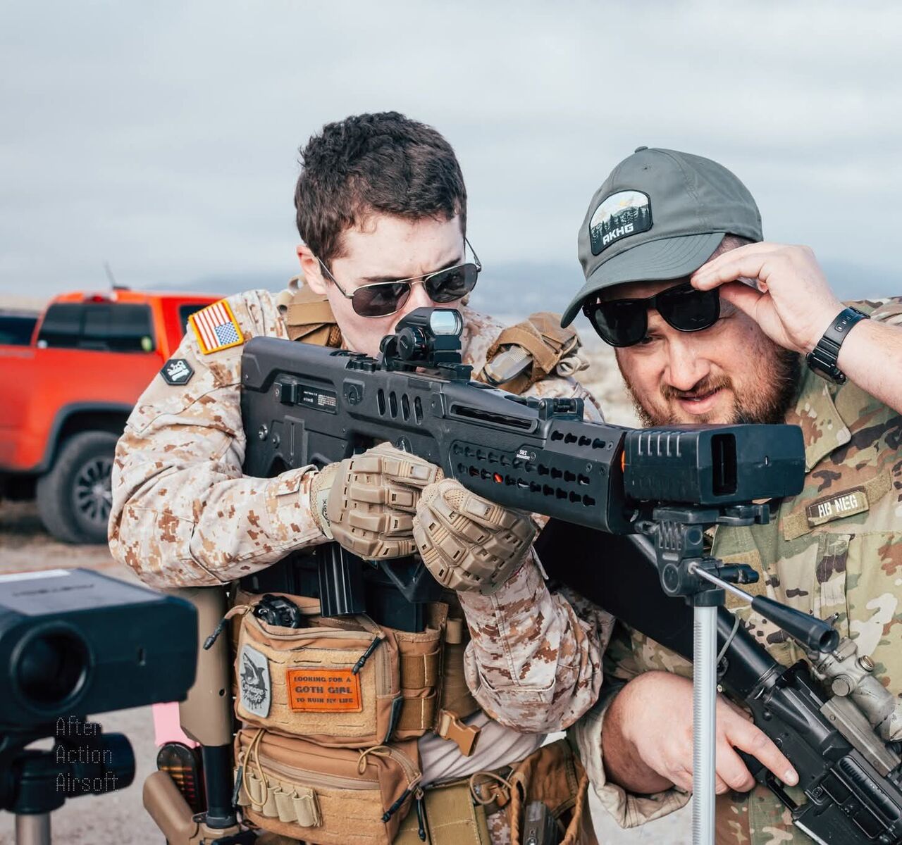 Upgraded Tavor Airsoft Rifle with Tracer