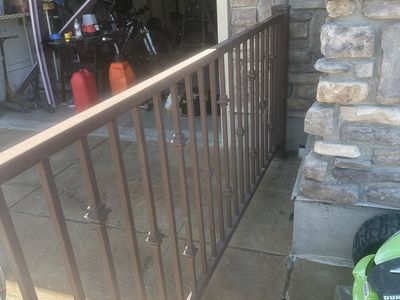 Metal railing