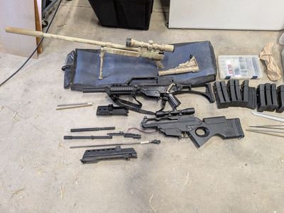 AIRSOFT Kit V3 AEGs, G36, SL9, Springer Rifle, Misc extras