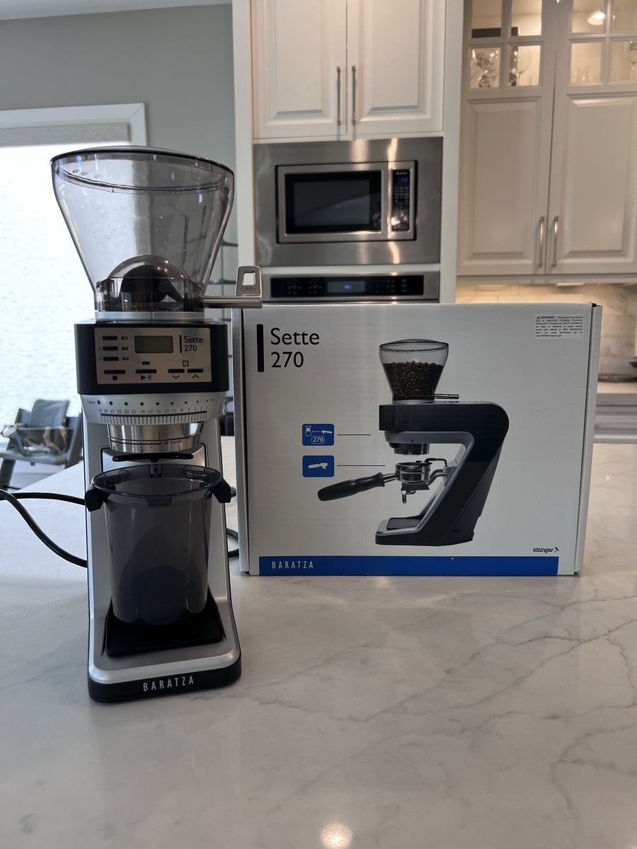 Baratza Sette 270 Conical Burr Coffee Grinder - Black/Silver, UsedExcellent Condition