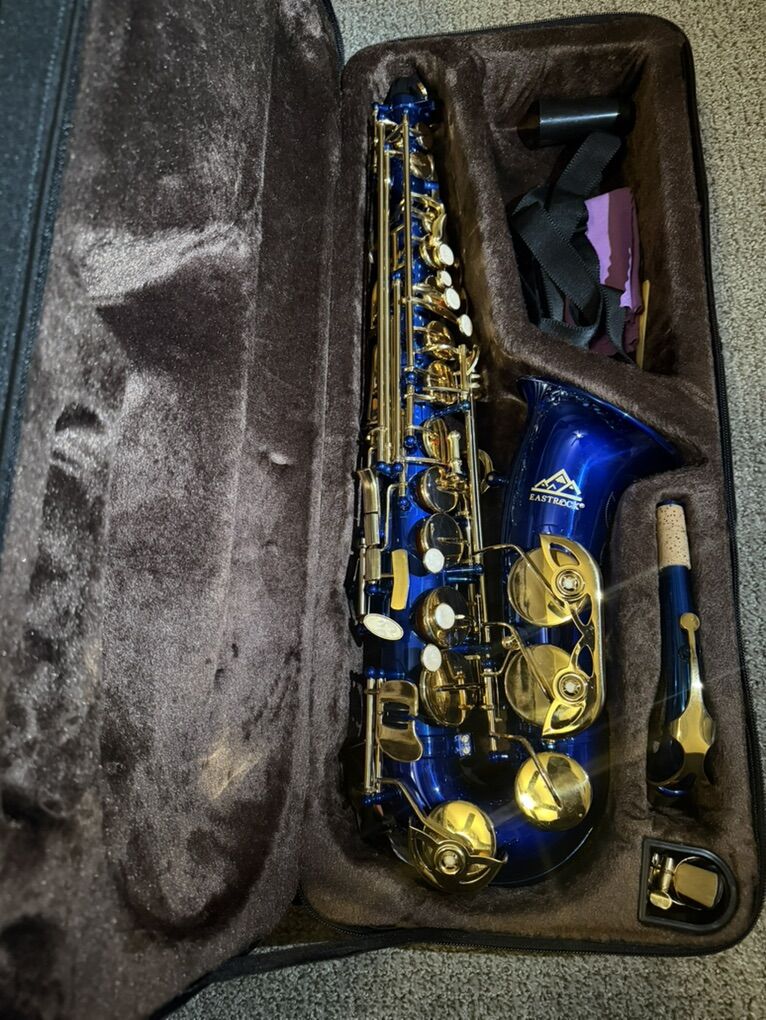 Blue And Gold Eastrock Alto Saxaphone E flat