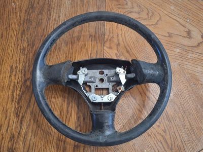 NB Miata steering wheel and suede cover