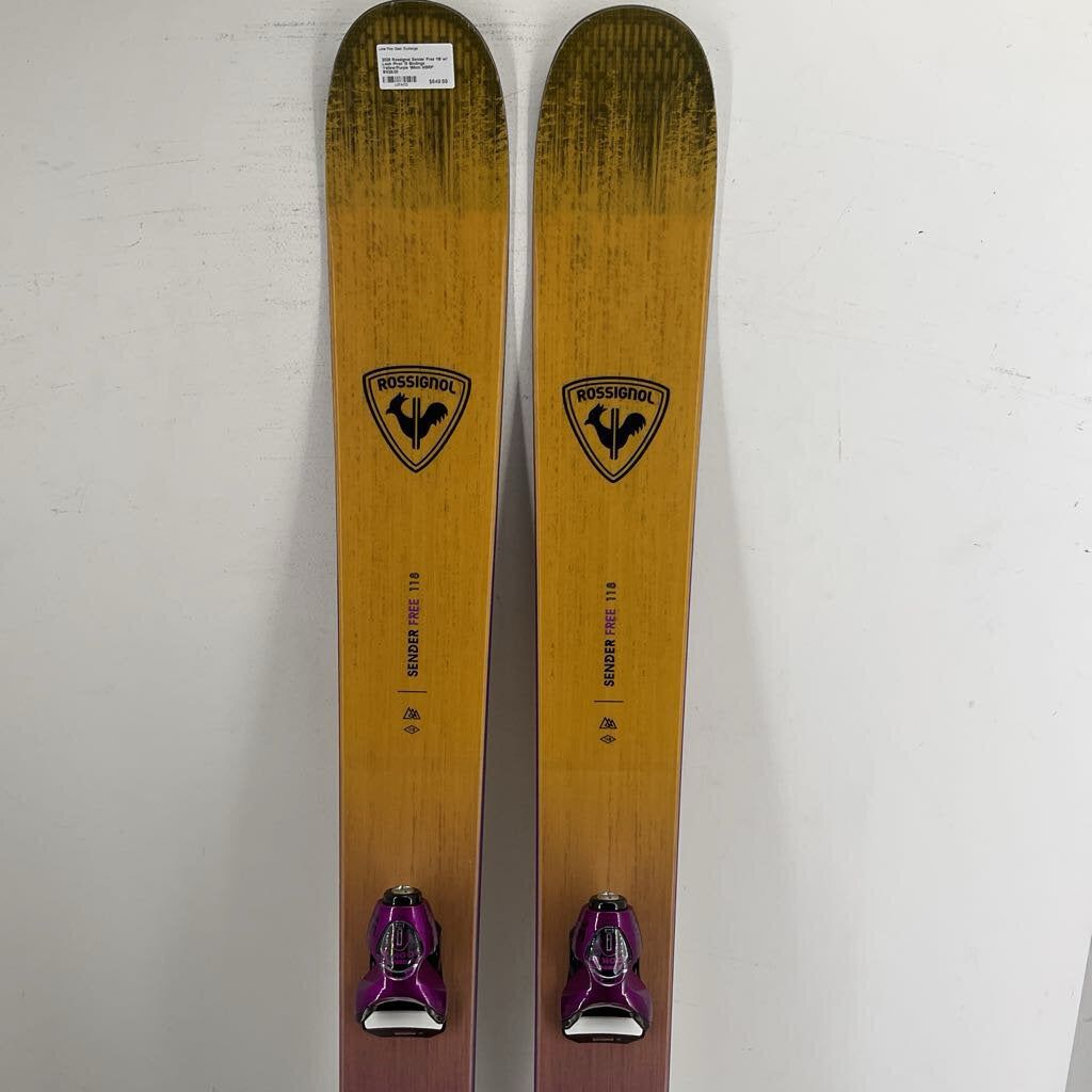 2026 Rossignol Sender Free 118 w/ Look Pivot 15 Bindings