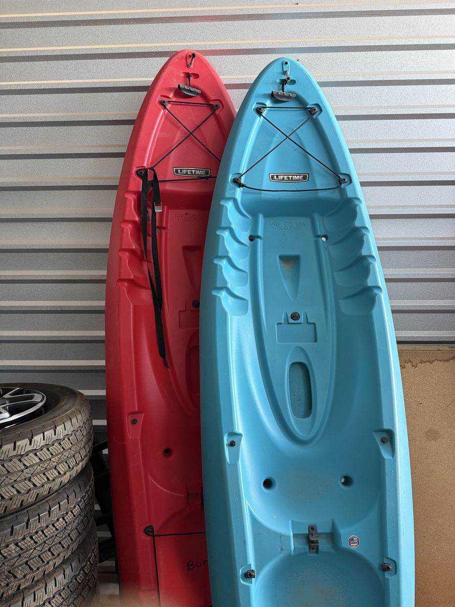 Pair of Lifetime kayaks