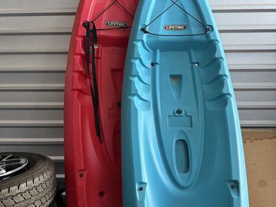 Pair of Lifetime kayaks