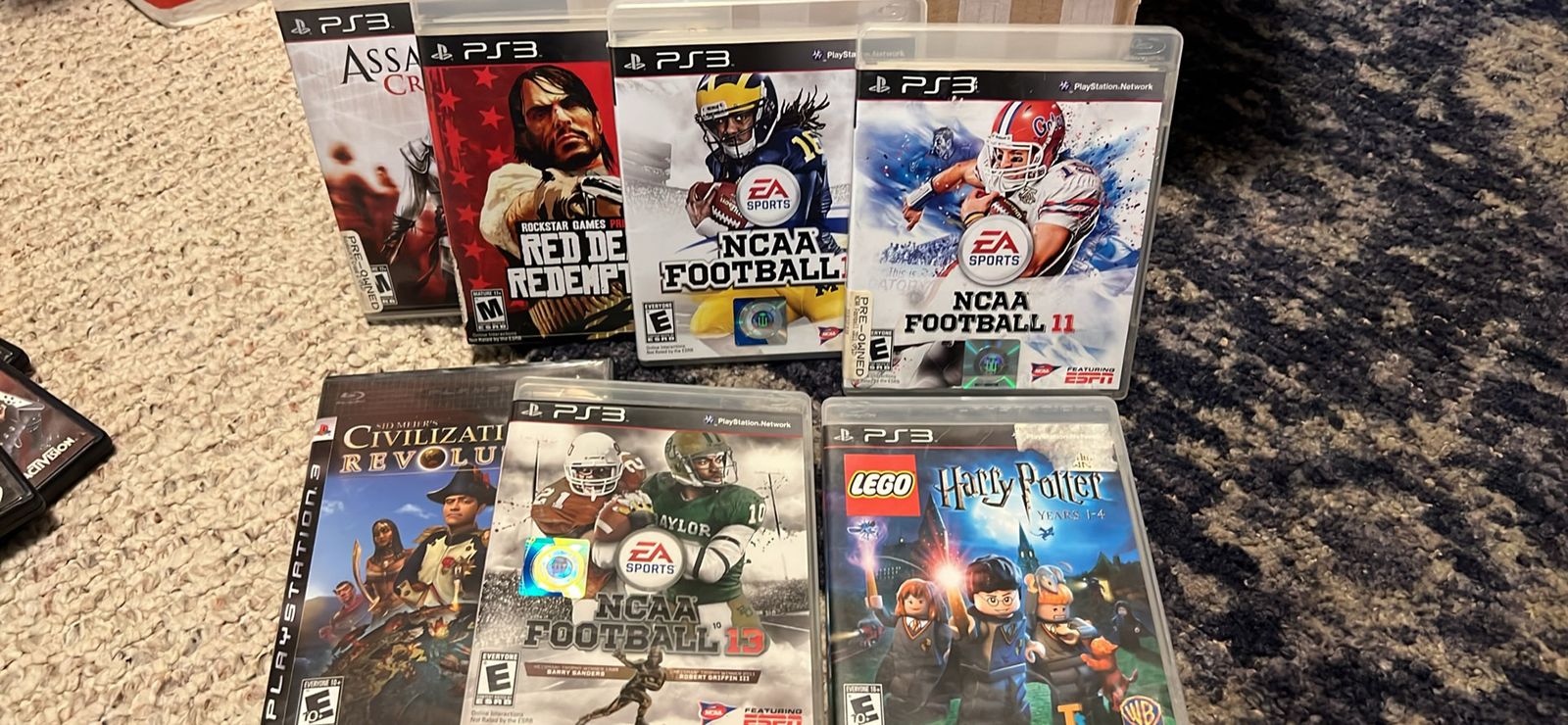 Seven PlayStation 3 games