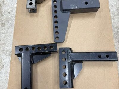 4 Assorted Trailer Drop Hitch Adjustable Shank