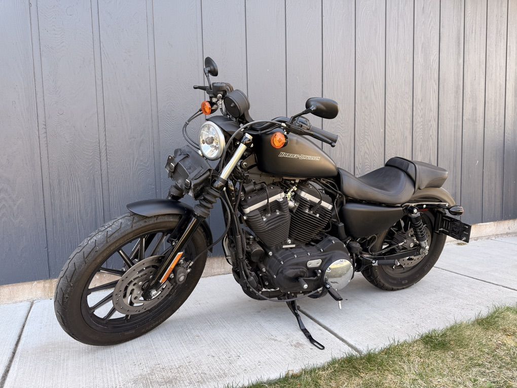 2010 Harley Sportster 883. Matte black