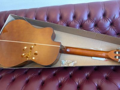 Full-Size Acoustic Classical Guitar w/ Built-in Tuner & EQ - New in Box