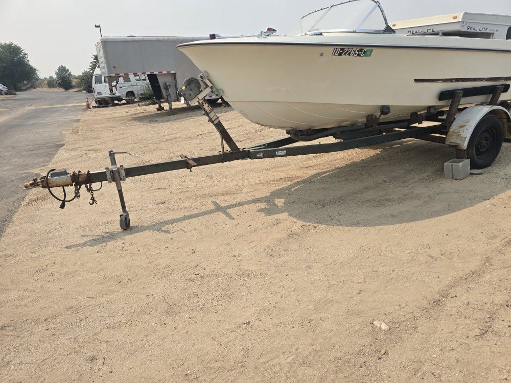 Vintage Dorsett El Rey Boat with Trailer