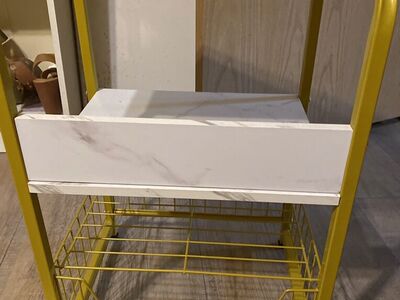 Decoration MarbleTable H 22 W 16 D 12 Ogden