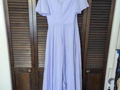 lavender bridesmaid dress size small