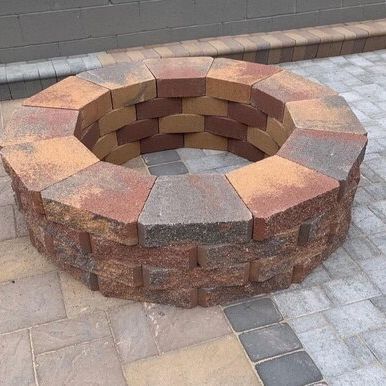 ROUND FIRE PIT KIT