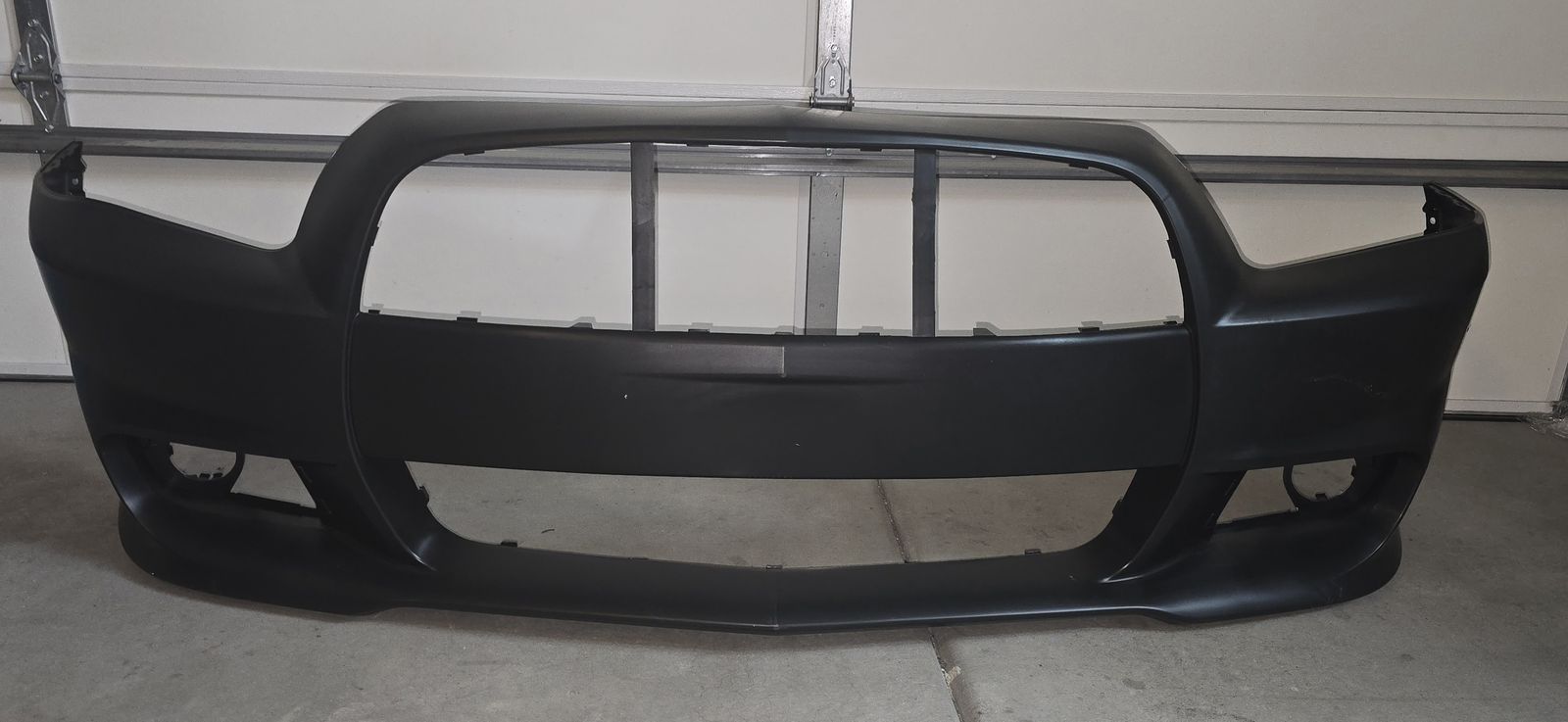 Vicrez SRT Style Front Bumper for Dodge Charger (2008-2014) Unpainted Black VZ105383