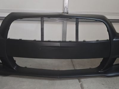 Vicrez SRT Style Front Bumper for Dodge Charger (2008-2014) Unpainted Black VZ105383