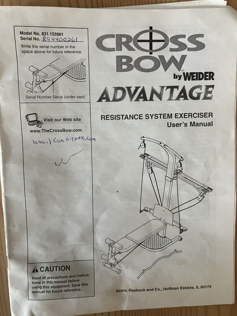 Cross Bow Advantage by Weider