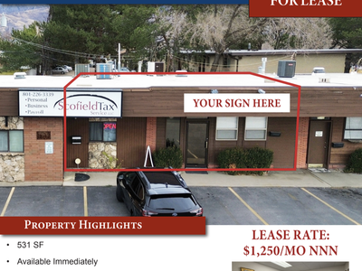 Orem Retail/Office Space for Lease