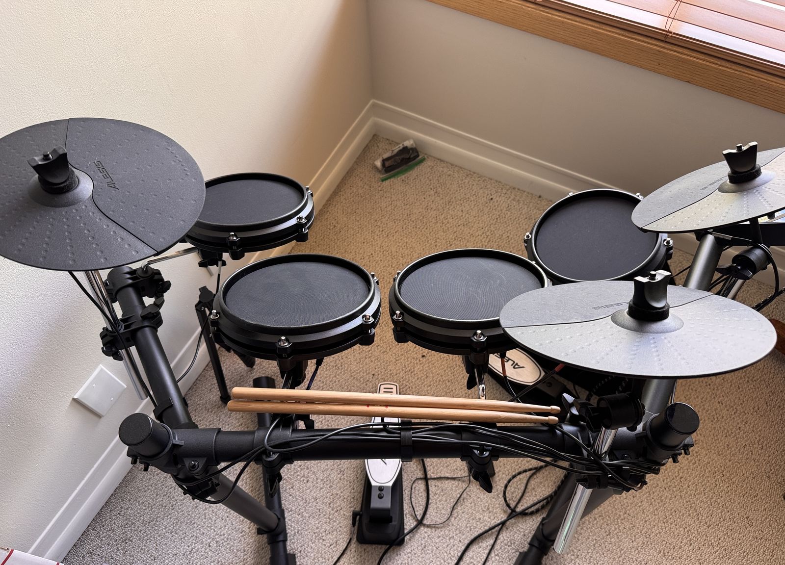 Alesis Electronic Drum Kit - Turbo Drum Module - Simmons AMP complete set