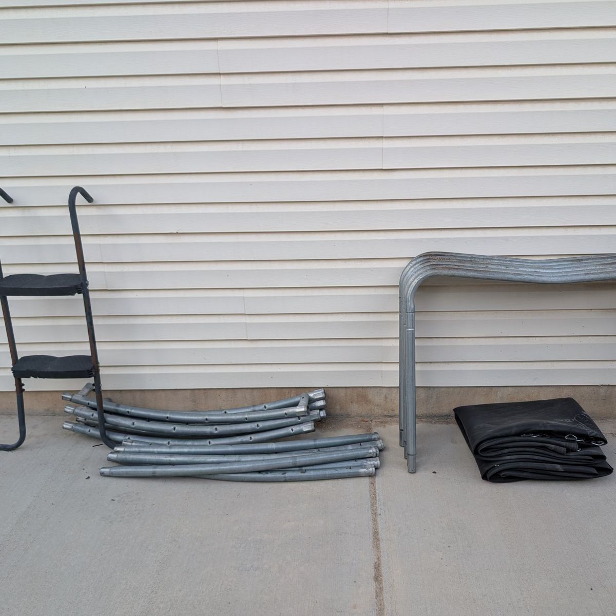 14ft BouncePro Trampoline with New Safety Pad