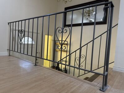 Metal Banister Section – 120” Long x 36” Tall