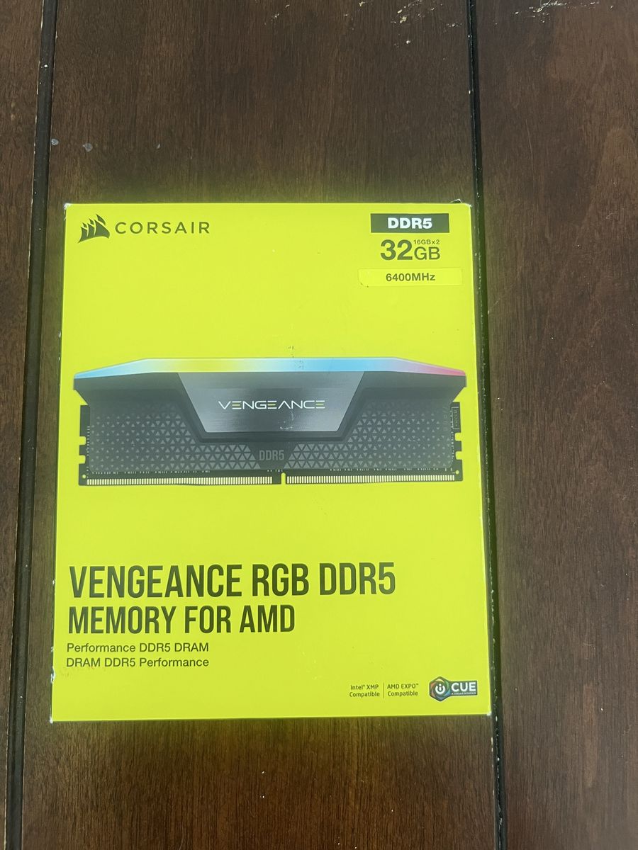 Corsair Vengeance RGB 32GB (2x16GB) DDR5 6400MHz CL36 *NEW IN BOX*