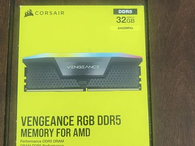 Corsair Vengeance RGB 32GB (2x16GB) DDR5 6400MHz CL36 *NEW IN BOX*