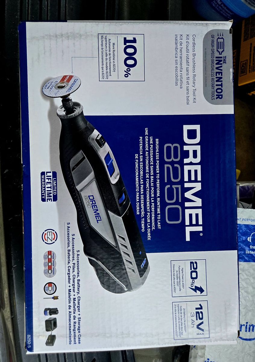 Brand New Dremel 8250 Cordless Rotary Tool – $100 (Retail $149)!