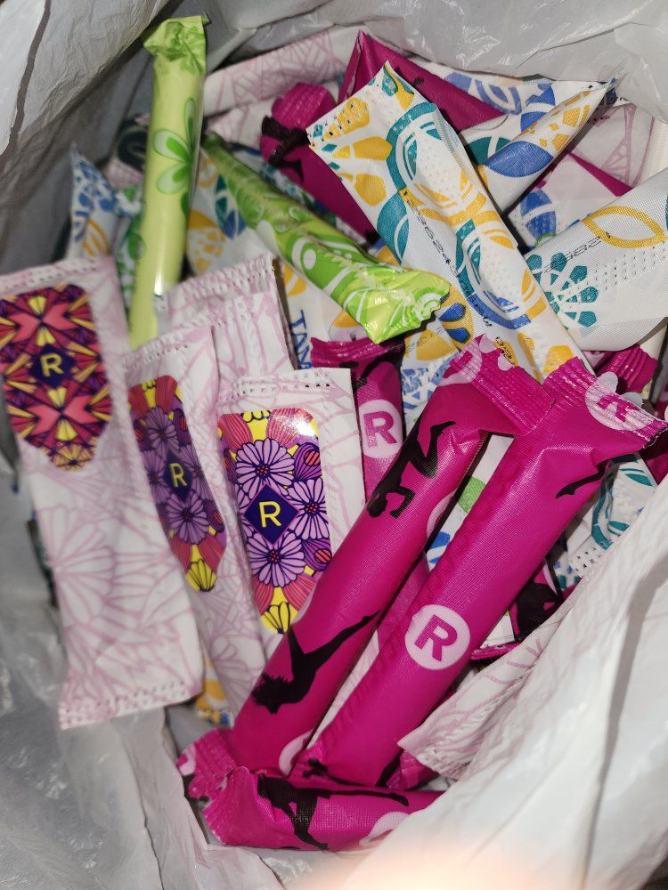 always Tampons - various Sizes, Unopened, Individually Wrapped 55ct