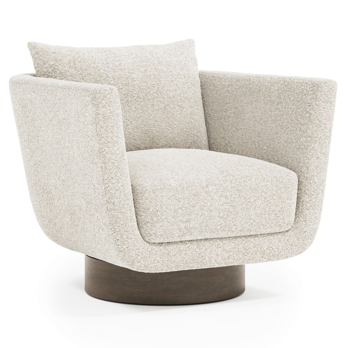 2 Bernhardt Interiors Gemma Fabric Swivel Accent Chair – N6503S