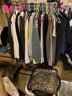 Yard Sale 6/27 from 9 to 1, Clothes, desk, chairs, couch, assorted kitchen items. 8073 S 3620 W West Jordan UT 84088