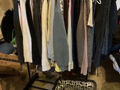 Yard Sale 6/27 from 9 to 1, Clothes, desk, chairs, couch, assorted kitchen items. 8073 S 3620 W West Jordan UT 84088