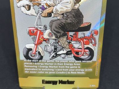 Dragon Ball Super Fusion World 2025 Gold Energy Marker Master Roshi E-58 Mint Condition