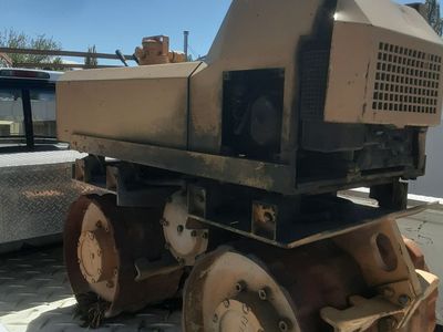 1993 Rammax Model 1403 Trench Roller Soil Compactor / Vibrator