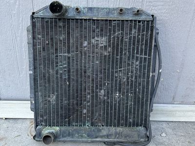 1966 Ford Mustang V8 Radiator, Fan, Battery Tray - All Original Ford