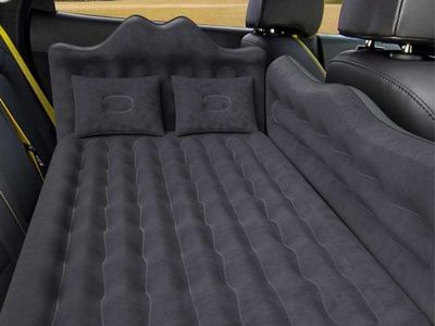 DikaSun SUV Air Mattress Car Inflatable Bed Portable Travel Sleeping Pad, Grey. https://dikasun.com/products/backseat-air-
