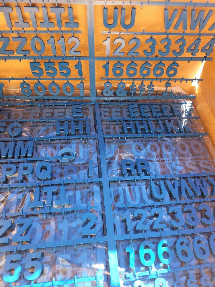 Unbranded Large Letter and Number Stencils - Alphabet and Numbers Set for Crafts, Signs, and More