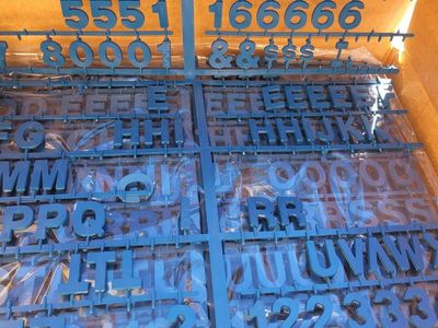 Unbranded Large Letter and Number Stencils - Alphabet and Numbers Set for Crafts, Signs, and More