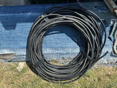 Southwire SIMpull 600 Volts 1/0 AWG Copper THHN Wire - 150 FT (Black) Heavy Duty Electrical Wire