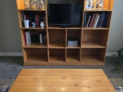 Entertainment center system & coffee table