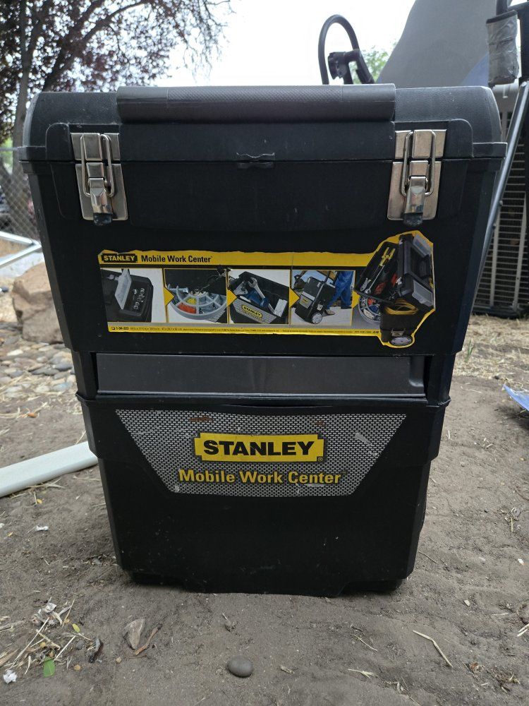 Stanley Mobile Work Center - Portable Rolling Toolbox & Organizer